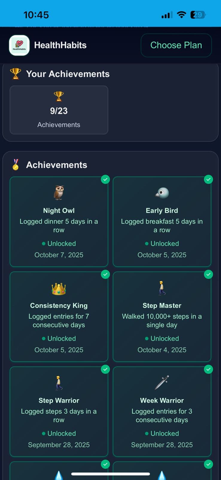 Achievements & Streaks